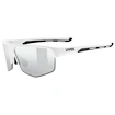 Lunettes de sport Uvex  Axos Set White Matt/Mir.Silver (S5330818816)