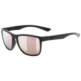 Lunettes de sport Uvex Lgl Ocean 2 P Black Mat/Mir.Rose (S5330012230)