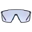 Lunettes de sport Uvex  Mtn Perform S V Black Matt/Ltm. Blu (S5330562203)
