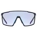 Lunettes de sport Uvex  Mtn Perform S V Black Matt/Ltm. Blu (S5330562203)