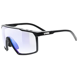 Lunettes de sport Uvex Mtn Perform S V Black Matt/Ltm. Blu (S5330562203)