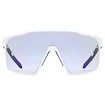 Lunettes de sport Uvex  Mtn Perform S V White Matt/Ltm. Blue (S5330568803)