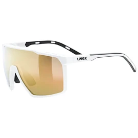 Lunettes de sport Uvex Mtn Perform S White Matt/Mir. Gold (S5330578816)