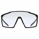 Lunettes de sport Uvex  MTN Perform V Black Mat/LTM.Blue