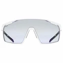 Lunettes de sport Uvex  MTN Perform V White Mat/LTM.Blue