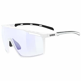 Lunettes de sport Uvex MTN Perform V White Mat/LTM.Blue