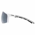 Lunettes de sport Uvex  MTN Perform  White Mat/Mir.Silver