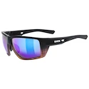 Lunettes de sport Uvex  Mtn Venture Cv Black Demi Matt/Mir. Blue (S5330542683)