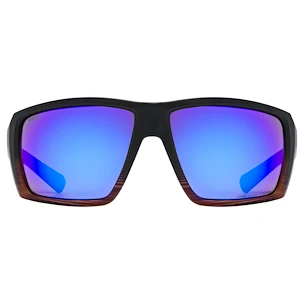 Lunettes de sport Uvex  Mtn Venture Cv Black Demi Matt/Mir. Blue (S5330542683)