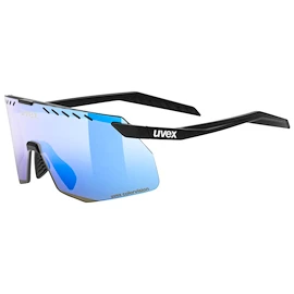 Lunettes de sport Uvex Pace Stage S Cv Black Matt/Mir.Blue (S5330732288)