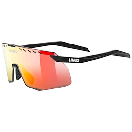Lunettes de sport Uvex Pace Stage S Cv Black Matt/Mir.Red (S5330732287)