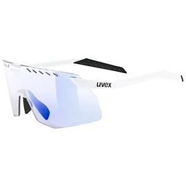 Lunettes de sport Uvex Pace Stage S V White Matt/Mir.Blue (S5330848804)
