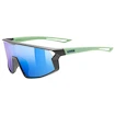 Lunettes de sport Uvex  Skyryse Jr. Grey-Green Matt/Mir.Blue (S5330765716)