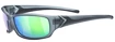 Lunettes de sport Uvex Sportstyle 211 Smoke Mat/Mirror Green (Cat. 3)