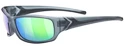 Lunettes de sport Uvex Sportstyle 211 Smoke Mat/Mirror Green (Cat. 3)