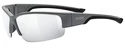 Lunettes de sport Uvex Sportstyle 215 Grey Mat/Litemirror Silver (Cat. 3)