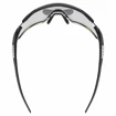 Lunettes de sport Uvex  Sportstyle 228 Black Sand Mat/Mirror Silver (Cat. 2)