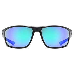 Lunettes de sport Uvex  Sportstyle 230 Black Matt/Mir.Green (S5320692215)