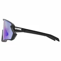 Lunettes de sport Uvex  Sportstyle 231 2.0 P Black  Mat/Mir.Blue