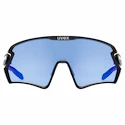 Lunettes de sport Uvex  Sportstyle 231 2.0 P Black  Mat/Mir.Blue