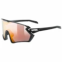 Lunettes de sport Uvex  Sportstyle 231 2.0 P Black Mat/Mir.Red