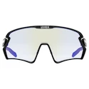 Lunettes de sport Uvex  Sportstyle 231 2.0 V Black Mat/Ltm.Blue (S5330282204)