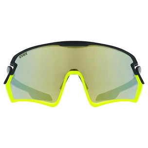 Lunettes de sport Uvex  Sportstyle 231 Black Lime Mat / Mirror Yellow (S5320652616)