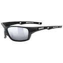 Lunettes de sport Uvex  Sportstyle 232 P Black Mat / Polavision Mirror Silver (Cat. 3)