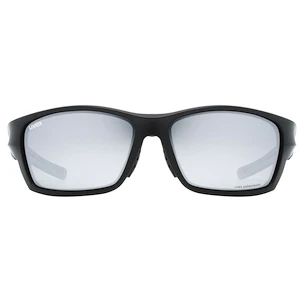 Lunettes de sport Uvex  Sportstyle 232 P Black Mat / Polavision Mirror Silver (Cat. 3)