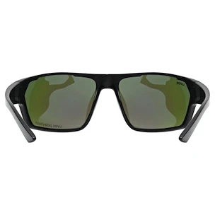 Lunettes de sport Uvex  Sportstyle 233 P Black Matt/Mir.Green (S5320972270)