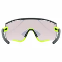 Lunettes de sport Uvex  Sportstyle 236 Set Black Lime Mat/Mirror Yellow (Cat. 2) + Clear (Cat. 0)