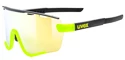 Lunettes de sport Uvex  Sportstyle 236 Set Black Lime Mat/Mirror Yellow (Cat. 2) + Clear (Cat. 0)