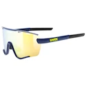 Lunettes de sport Uvex  Sportstyle 236 Set Blue Matt / Mir.Yellow Cat. 2 + Cat. 0 (S5330044416)