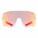Lunettes de sport Uvex  Sportstyle 236 Small Set White Mat/Mirror Red (Cat. 2) + Clear (CAT. 0)