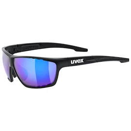 Lunettes de sport Uvex Sportstyle 706 Cv Black Matt/Mir. Blue (S5320182283)