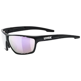 Lunettes de sport Uvex Sportstyle 706 Cv Black Matt/Mir. Lavender (S5320182281)
