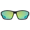 Lunettes de sport Uvex  Sportstyle 806 Black Matt/Mir.Green (S5330872215)