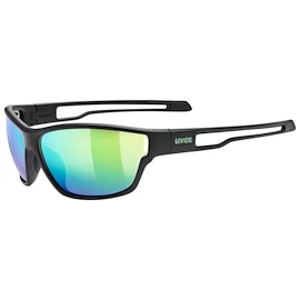 Lunettes de sport Uvex Sportstyle 806 Black Matt/Mir.Green (S5330872215)