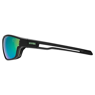 Lunettes de sport Uvex  Sportstyle 806 Black Matt/Mir.Green (S5330872215)
