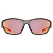 Lunettes de sport Uvex  Sportstyle 806 Smoke Matt/Mir.Red (S5330872213)