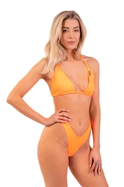Maillot de bain Nebbia Classic Triangle Bikini Top 451 Orange Neon