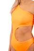 Maillot de bain Nebbia  One Shoulder Asymmetrical Monokini 458 Orange Neon