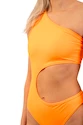 Maillot de bain Nebbia  One Shoulder Asymmetrical Monokini 458 Orange Neon