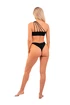 Maillot de bain Nebbia  One Shoulder Bandeau Bikini Top 448 Black