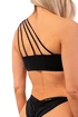 Maillot de bain Nebbia  One Shoulder Bandeau Bikini Top 448 Black