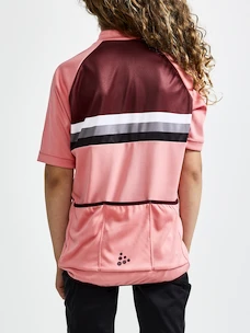 Maillot de cyclisme pour enfant Craft Keep WARM Bike Junior pink