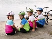 Maillot de cyclisme pour enfant Etape  BAMBINO zeleno-modrý