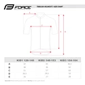Maillot de cyclisme pour enfant Force  Kid View pink/white/black