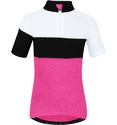 Maillot de cyclisme pour enfant Force  Kid View pink/white/black