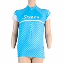 Maillot de cyclisme pour femme Sensor  Cyklo Dots Blue